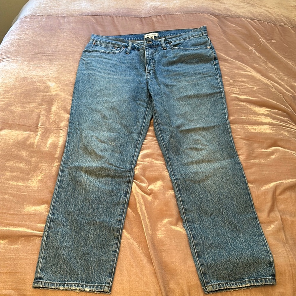 Madewell jeans. Size 32 “Tomboy Straight”. Lightly used.